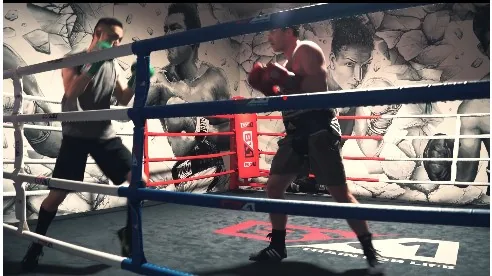 Experienced boxers sparring in the ring at BX1 Gym