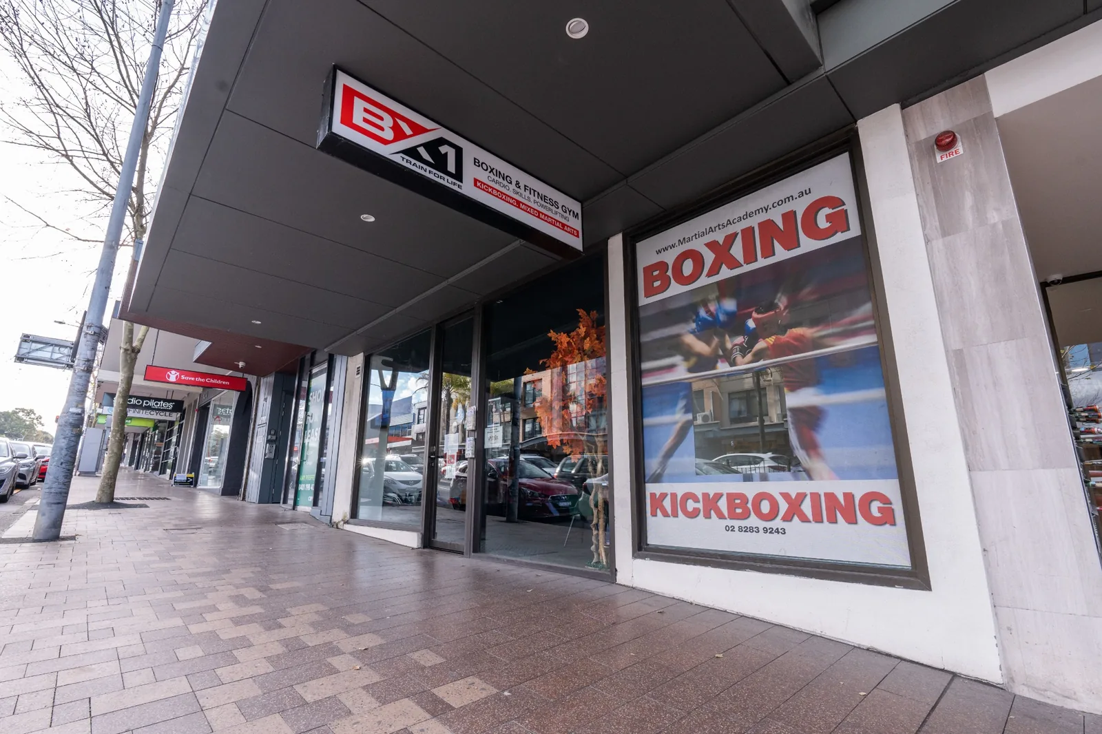 BX1 Gym shopfront at Shop G3-G4, 140 Military Road, Neutral Bay
